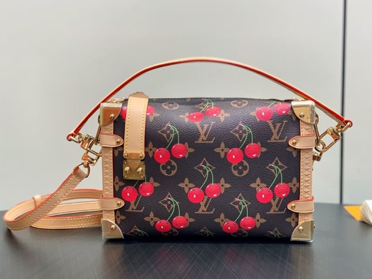 Brown Luxury LV Crossbody Bag 23.5x16x8.5cm Cowhide Leather Crossbody Bag