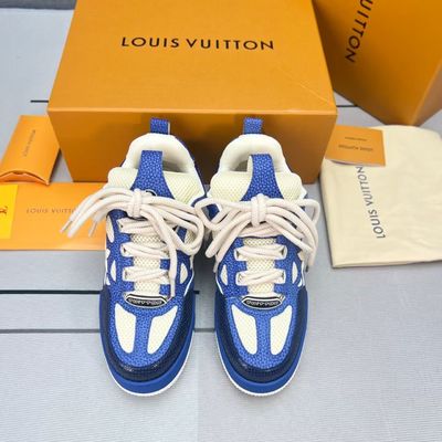 Upgraded Version LV Louis Vuitton Sneakers with Original 1:1 Development and Imported Italian Calfskin