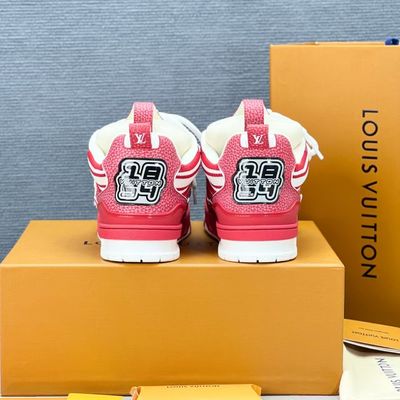 Upgraded Version LV Louis Vuitton Sneakers with Original 1:1 Development and Imported Italian Calfskin