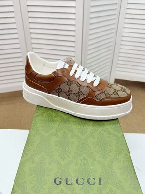 Gucci Cookie Shoes Luxury Sneakers Couple-friendly Low-top Laced for Spring and Autumn