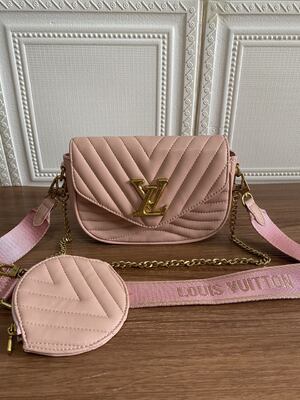 Louis Vuitton Shoulder Bag and Handbag with Premium PU Leather Magnetic Clasp and Memory Foam Cushioned Insole