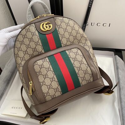 Gucci Luxury Designer Wallet with Monogram Canvas Trim Water resistant Coating Magnetic Buckle Closure